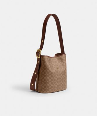 ブリーカー バケット バッグ・シグネチャー キャンバス | COACH/コーチ